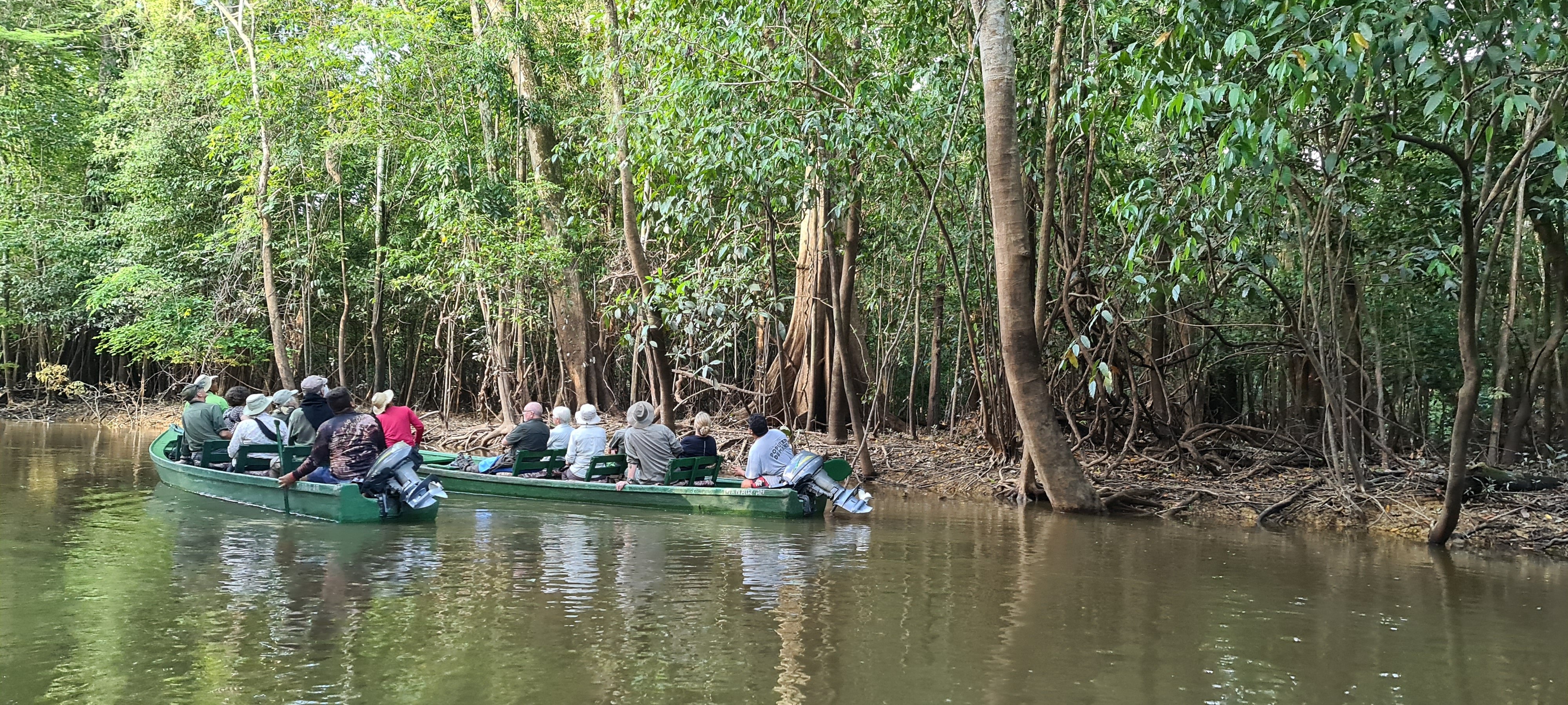 Looking for wildlife from our canoes CPC Remote Amazon canoe scenic CPC 20220913_165832