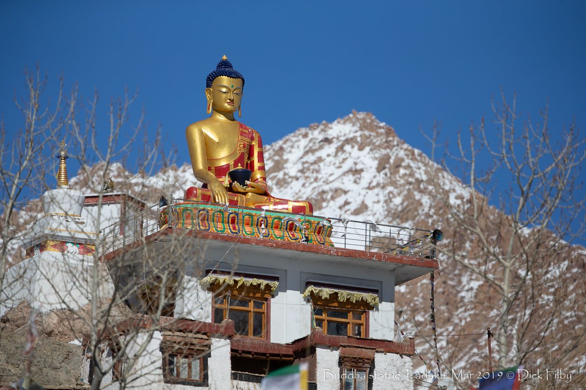 Buddha statue, Ladakh, Mar 2019 C Dick Filby-3134