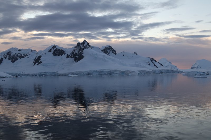 sunset in Antarctica CPC RB5A1200